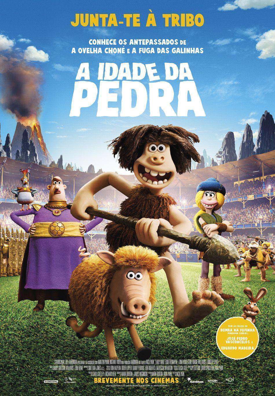 cartaz a idade da pedra
