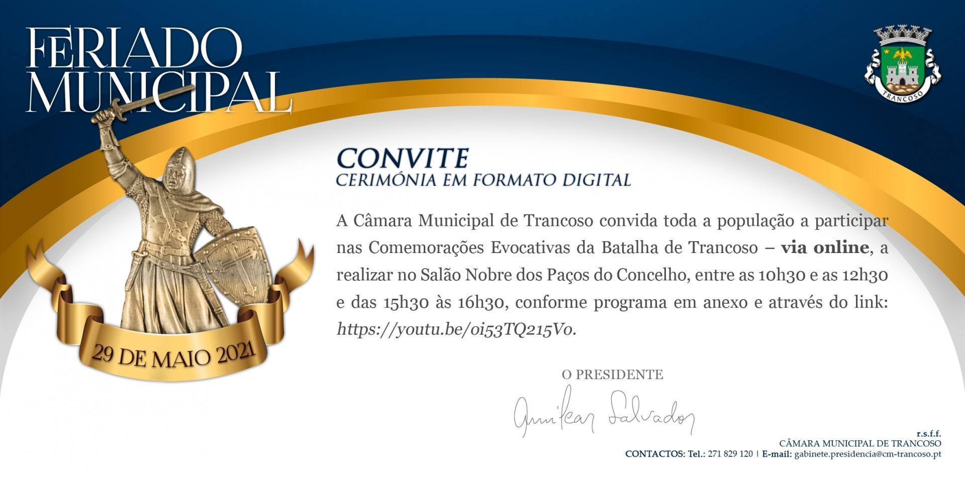 Convite Feriadomunicipal 2021 Formatodigital População