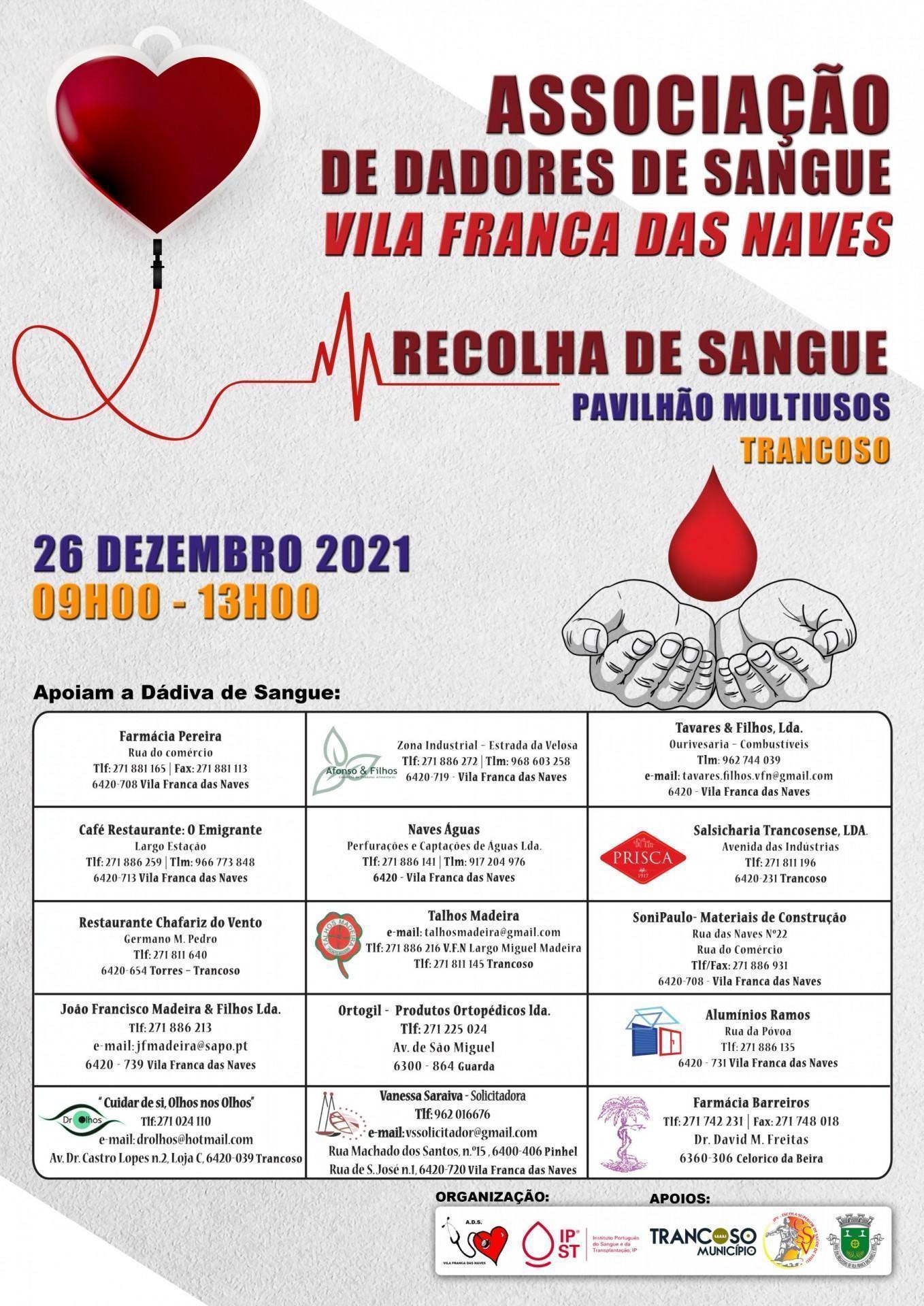 Cartaz Dadores Sangue Vfn