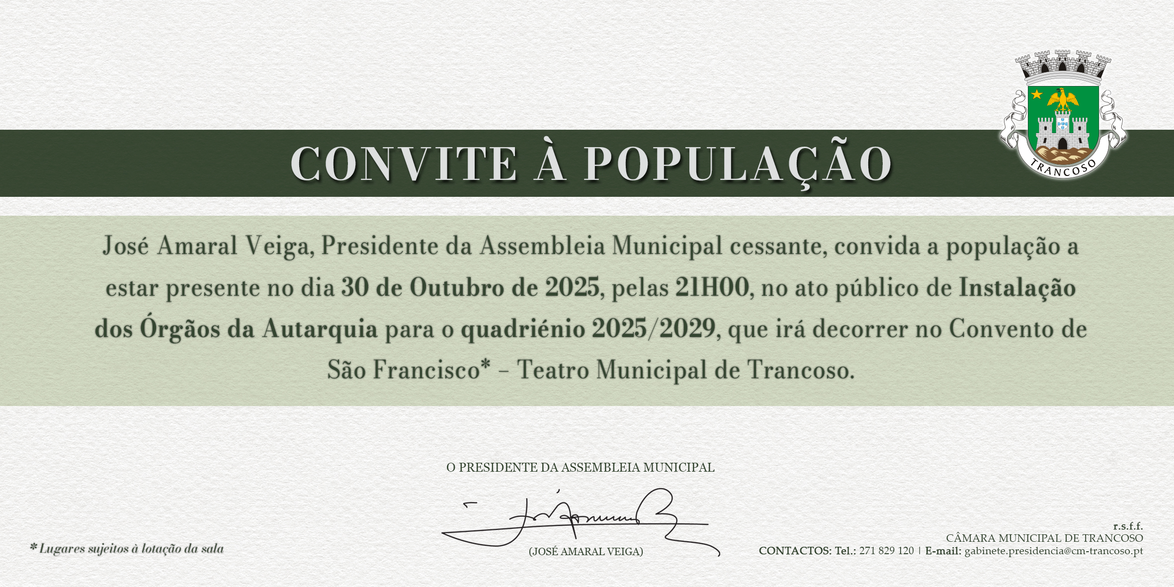 Convite Cerimoniaorgão2025 População