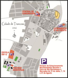 Parques de Estacionamento durante a Feira de São Bartolomeu